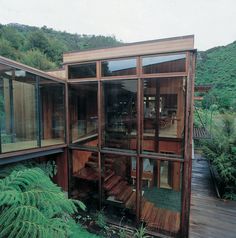 Marlborough Sounds, Wooden House Design, Plans Architecture, Plans House, Bay House, Glass Walls, Plans Modern, Cottage House, House Floor