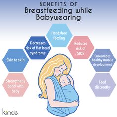 the benefits of breastfeeding while babyweaning info graphic by kinno