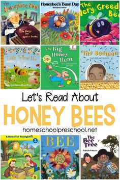 books about honey bees with the title let's read about honey bees