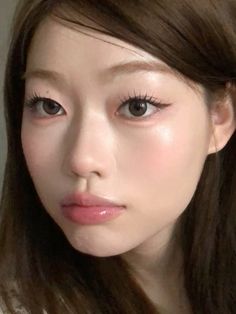 yesstyle code: BAEZH1J | xhs seveniiii | korean makeup look inspo pink Korean American Makeup, Summer Mute Makeup Korean, Korean Winter Makeup, Korean Simple Makeup, Korean Ladylike Makeup, Pink Korean Makeup, Grape Makeup, Cool Tone Makeup Korean, Korean Girl Makeup