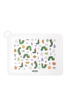 Make every meal an adventure with our Silicone Placemat, inspired by The Very Hungry Caterpillar™. Designed for tidy eaters, it's easy to store and perfect for keeping spills at bay. Raised edges contain spills Built-in loop for easy folding and storage Sized to fit toddler plates, plus extra space for utensils Ideal for making mealtimes fun and mess-free. Silicone Placemat, X World, Beaded Pacifier Clip, Childrens Book Characters, Toddler Plates, World Of Wonder, Soft Food, Silicone Bibs, The Very Hungry Caterpillar