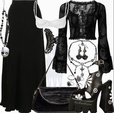 Aesthetic Fashion Designer, Page Aesthetic, Outfit Ideas Aesthetic, Grunge Fits, Creepypasta Oc, Inspired Clothes, Fashion 2000s, Selfie Aesthetic, Stylist Outfit