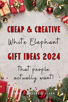 White elephant gifts for work, cousin gift exchange ideas Good White Elephant Gifts Ideas, Elephant Gifts Christmas