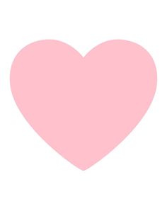 a pink heart on a white background