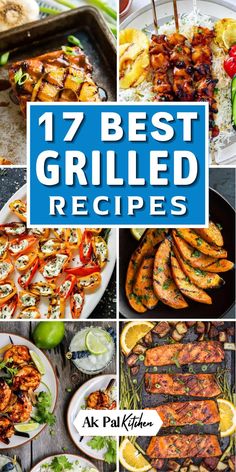 Fire up the grill and try out these delicious summer grilled recipes! Our grilled recipes for dinner are perfect for summer grilling and include healthy lunch and dinner options. Get creative with grilled chicken recipes or try out our grilled vegetable recipes for a plant-based option. Our BBQ recipes are sure to please a crowd, and grilled seafood recipes are a fresh and flavorful option. Satisfy your cravings with our grilled burger recipes, & grilled sandwiches for a tasty snack or lunch. Delicious Grill Recipes, Grilled Burger Recipes, Grilled Appetizers, Grilled Chicken Recipes Easy, Grilled Recipes, Grilled Fish Recipes, Grilled Seafood Recipes