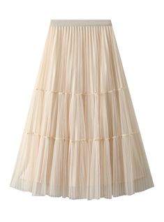 Fabric name: polyesterSkirt type: pleated skirtSkirt length: medium and long skirtColor: black, apricot, khakiSize: average size Beige Ruffled Skirt For Parties, Beige Pleated Tiered Maxi Skirt, Beige Tiered Flowy Maxi Skirt, Beige Flowy Tiered Maxi Skirt, Accordion Pleats Tiered Skirt, Pleated Beige Party Bottoms, Beige Pleated Party Bottoms, Beige Flowy Ruffled Skirt, Beige Tiered Pleated Skirt For Spring