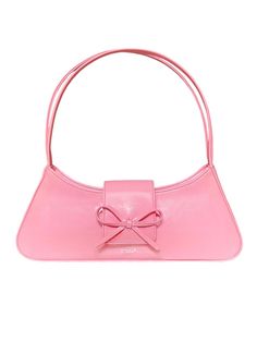 Elegant Pink Baguette Bag With Detachable Strap, Formal Pink Baguette Bag With Detachable Strap, Elegant Pink Satchel Baguette Bag, Pink Baguette Shoulder Bag For Formal Occasions, Elegant Pink Rectangular Baguette Bag, Elegant Pink Top Handle Baguette Bag, Pink Evening Baguette Satchel Bag, Pink Rectangular Baguette Bag For Evening, Pink Rectangular Evening Baguette Bag