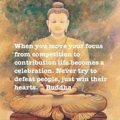 buddha sitting in lotus position with the words good morning on it's back ground