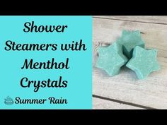 How To Make Shower Steamers With Menthol Crystals - YouTube Bath Steamers, Foot Balm Recipe, Foaming Sugar Scrub, Mint Essential Oil, Menthol Crystals, Massage Bars, Massage Candle