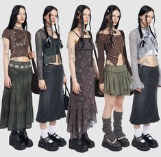 Minga London, Earthy Outfits, Baby Tees, Swaggy Outfits, Hippie Outfits, Alternative Outfits, Edgy Outfits, 2000s Fashion, Character Outfits