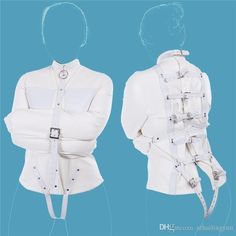 Straight Jacket Dress, Straitjacket Character Design, Straitjacket Drawing Reference, Jacket Tied Around Waist Reference, Straightjacket Art, Straitjacket Drawing, Jacket Around Waist Drawing Reference, Straight Jacket Drawing, Strait Jacket