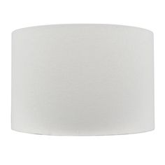 a white lampshade on a white background