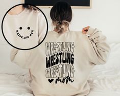 Wrestling Mom Outfit, Wrestling Mom Shirt, Girls Wrestling Shirts, Wrestling Shirts Ideas Design, Wrestling Sweatshirts, Wrestling Mom Shirts Ideas, Wrestling Shirts Ideas