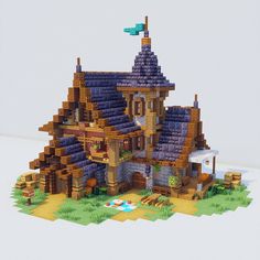 an image of a house made out of legos