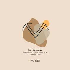 the cover art for le taureau's album, showing an abstract geometric design