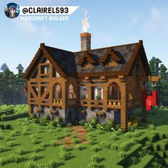 an image of a house in minecraft