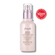 An instantly hydrating face mist that soothes, helps to reduce the look of pores, and softens all day for supple, dewy skin—pre-or-post makeup. Toenail Designs Summer, Hydrating Face Wash, Hyaluronic Acid Moisturizer, Fresh Skincare, Face Spray, Facial Sheet Mask, Hydrating Mist, Fresh Beauty, Damask Rose