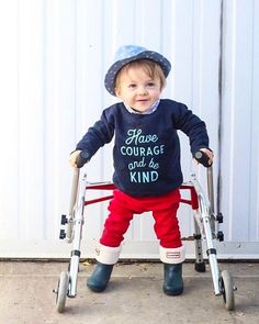 Meet Finn the fighter! @brendyframpton �s sweet little dude is giving me all the feels. The Fighter, Have Courage And Be Kind, Nautical Baby, All The Feels, The Feels, Children's Fashion, Coastal Style