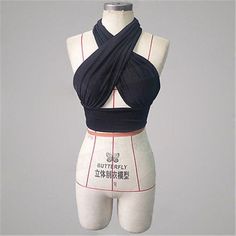 FREE SHIPPING Bustier Crop Top Bandage Backless JKP689 Bandage Bra, Halter Shirt, Halter Neck Crop Top, Strapless Bustier, Backless Crop Top, Bralette Crop Top, Crop Top Outfits, Cropped Tops, Sleeveless Crop Top