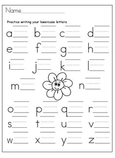 the worksheet for letter recognition is shown in black and white, with an image of