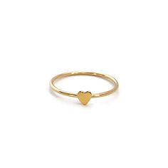 DESCRIPTIONThis dainty heart ring is made of 1mm gold filled wire and tiny gold filled heart shape. You can wear it by itself or stack it with other dainty rings.DETAILS- Made of gold filled wire- Available in sizes 5-8 Cute Gold Rings, Simple Ring Design, Cute Promise Rings, Dainty Rings, Preppy Jewelry, Gold Heart Ring, Bezel Earrings, Gift Inspo, Carnelian Ring