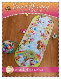 Easter Sunday Table Runner Easter Towels, Table Topper Ideas, Table Runner Quilt Patterns, Coasters Quilted, Quilted Table Runner Patterns, Adorable Ducks, Simple Easter Decor, Applique Table Runner, Quilt Collage