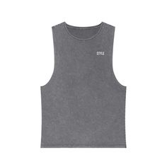 These sleeveless tank tops will keep everyone perfectly cool and cool looking during sunny days by the beach or intense gym sessions. Raw armhole edges and the stonewash finish give them extra flair, and, coupled with your stunning designs, they'll immediately stand out from the crowd. .: 100% Pre-shrunk combed cotton .: Extra light fabric (4.13 oz/yd² (140g/m .: Regular fit .: Sewn-in label   XS S M L XL 2XL Width, in 17.72 18.90 20.08 21.26 22.44 23.62 Length, in 27.17 28.35 29.53 30.71 31.89 33.07 Sleeveless Muscle Tee For Gym In Summer, Stretch Muscle Tee For Gym In Summer, Stretch Muscle Tank Tee For Summer, Summer Gym Tops With Dropped Armholes, Summer Workout Cotton Tank Top, Basic Cotton Tank Top For Yoga, Sleeveless Summer Activewear For Streetwear, Summer Washed Muscle Tee With Relaxed Fit, Basic Relaxed Fit Muscle Tee For Summer