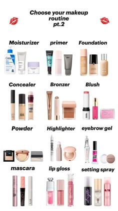 #makeup #sephora #makeuproutine Choose Your Makeup, Makeup Charts, Preppy Makeup, Sephora Skin Care