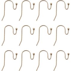 10 pairs of hooks for fishing, set of 12 by the yard and garden store