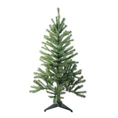 a small christmas tree on a white background