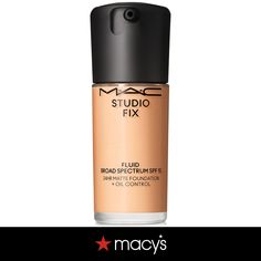 in stock Neutral Undertone, Mac Studio Fix Fluid, Mac Studio Fix, Mac Studio, Studio Fix, Neutral Undertones, Matte Foundation, Neutral Beige, Spf 15