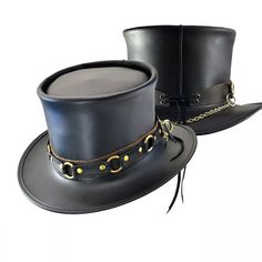 Add a touch of timeless elegance to your wardrobe with this Handmade Black Leather Top Hat. Crafted in a vintage Western style, this hat combines the rugged charm of classic Western wear with the sophistication of a top hat. Made from high-quality leather, it ensures durability and comfort, making it perfect for both casual and formal occasions. Whether you're attending a themed event or looking to elevate your everyday look, this hat is a stylish and versatile accessory for men and women alike.
Black leather top hat, vintage Western hat, handmade leather hat, Western-style top hat, classic black leather hat, men's and women's leather top hat, vintage fashion accessory, rugged Western headwear, stylish leather hat, handmade vintage top hat Punk Style Top Hat With High Crown For Cosplay, Adjustable Punk Mini Hat For Cosplay, Punk High Crown Top Hat For Cosplay, Adjustable Brimmed Costume Accessories For Cosplay, Gothic Brimmed Top Hat For Cosplay, Steampunk High Crown Costume Accessories For Cosplay, Adjustable Punk Top Hat For Festivals, Adjustable Punk Style Top Hat For Festivals, Steampunk High Crown Top Hat For Cosplay