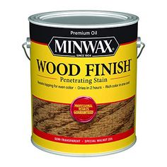 a can of minwax wood finish penetrating stain