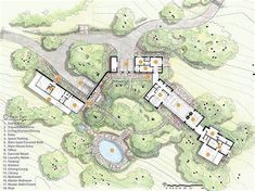 the site plan for an apartment complex