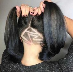 Undercut Design, Shave Designs, Hair Tattoo Designs, Undercut Hair Designs, Undercut Long Hair, Undercut Designs, Shaved Hair Designs, Haircut Designs, Hair Tattoos