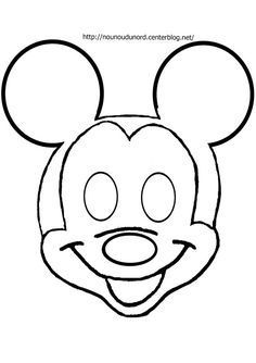 a mickey mouse face with the word's name on it, and an image of a