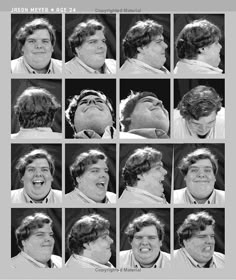 many images of people with different facial expressions