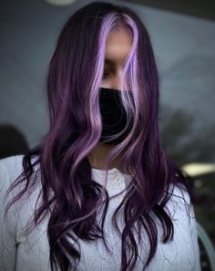 Cosmo Hair, Plum Hair Color, Hair Color Plum, Plum Hair, Dyed Hair Inspiration, Lavender Hair