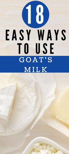 What Can I Make With Goat Milk, Goat Butter, Goat Milk Body Butter, Benefits Of Goat Milk, Goat Milk Soap Recipe, Goat Breeds, Farm Cheese, Goat Milking