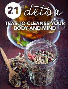 Detoxifying Drinks, Tea Cleanse, Lemon Diet, Homemade Detox, Herbal Teas Recipes, Detox Water Recipes, Cleanse Your Body, Foods Recipes