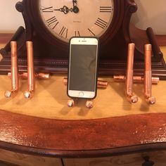 Hand Made From Industrial Copper, 4 1/2 “ Wide 5 “ High Copper Projects, Copper Shelf, How To Make Camera, Iphone Stand, Copper Color, Cameras, Hand Made, Copper, Photo And Video