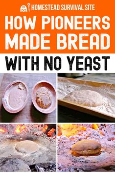 How Pioneers Made Bread With No Yeast Make Bread Without Yeast, Bread With No Yeast, Homemade Bread Recipes Easy, Make Bread, Cooking Bread, Bread Recipes Sweet