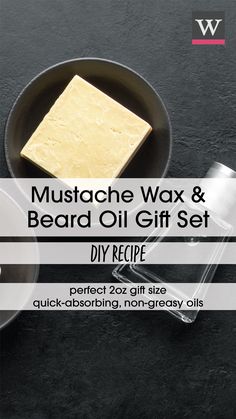 Homemade Beard Balm, Diy Mustache, Homemade Beauty Recipes, Beard Wax, Mustache Wax, Body Butters Recipe, Homemade Beauty, Oil Gifts, Body Butters