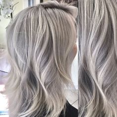 Color Melt Balayage, Melt Balayage, Color Melt, Gray Coverage, Cool Hair Color, Medium Hair, Hair Dos, Balayage Hair, Hair Ideas