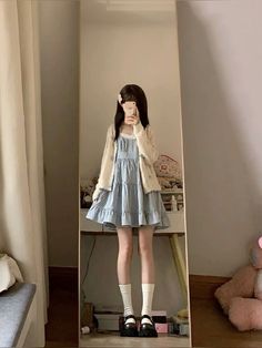 Igari Fashion Outfits, Shojou Outfit Ideas, Igari Clothes, Shy Girl Outfits, Su Zaizai Outfits, Casual Japanese Outfits, Japanese Outfits Casual, Japan Fashion Casual, Chinese Fashion Street