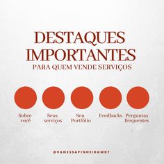 the spanish version of destaques importantes