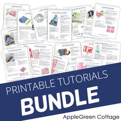 an apple green college printable course for students to learn how to make paper crafts