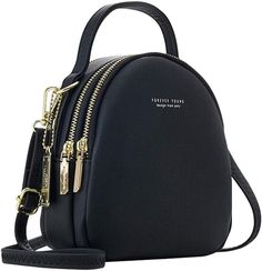 Backpack Purse for women, Aeeque Leather Women Crossbody Bags Wallets Handbags Clutch Purses Mini Backpacks for Girls, Ladies Shoulder Bag, Birthday Gifts for Women - Black : Amazon.ca: Clothing, Shoes & Accessories Purse For Teens, Small Backpack Purse, Women Backpack Fashion, Unique Backpacks, Mini Backpack Purse, Soft Leather Handbags, Mini Mochila, Stylish Backpacks