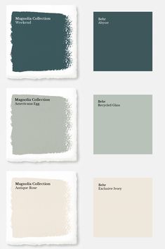 four different shades of gray paint