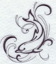 the letter s is made up of swirls and scrolls on white paper with black ink